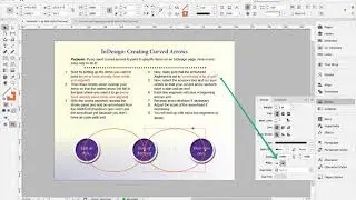 InDesign: Drawing Arrows on a Curve