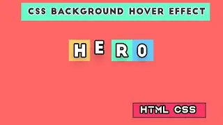 Change background color on hover || pure css hover effect || html css
