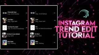 Instagram Trend - I wanna be yours - Tutorial in Alight Motion 