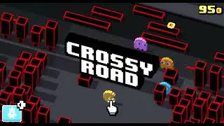 PLAYING PAC-MAN IN CROSSY ROAD!