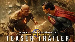 Black Adam V Superman: Battle of Gods | Teaser Trailer (2025) | Dawn of Justice 2 - DC Concept