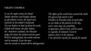 John Adams - Those Birds Flying Above Us / Night Chorus - Live in Amsterdam 2001