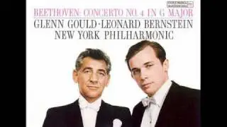 Glenn Gould - Beethoven piano concerto No.4 in G major 1st movment (1/2)