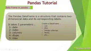 Data Frame In Pandas Python.#python #pandas #programming #dataanalyst #learncoding #learn #learning