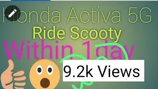 How To Ride Activa 5g for beginners I How To Drive Activa 6g I How To Ride 2 Wheel Scooter I