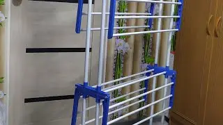 Так удобно! Крутая сушилка для белья, как в рекламе😁🤩👍Aliexpress