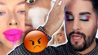 THE INTERNET IS ANGRY! Pro MUA reacts to makeup hacks