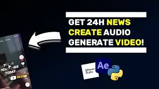 Automated AI Video Creation with After Effects Scripts, Elevenlabs & News Fetcher Code