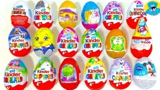 18 Сюрпризов,Новая Распаковка. Mega Unboxing Surprise Eggs