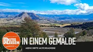 Cerro Castillo: in einem Gemälde - Motorradreise 3, F. 19