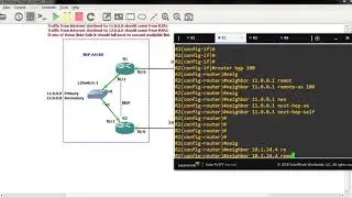 BGP Load Sharing Dual router with ISP- Complete Design and Configuration