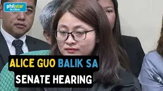 Alice Guo dumating na sa Sendo