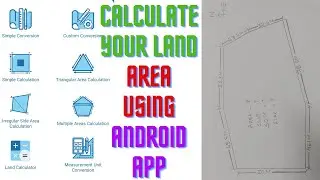 How to calculate irregular land area using android app | calculate your land using android app|Tamil