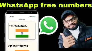 Get free Indian 🇮🇳 numbers for WhatsApp telegram | WhatsApp fake id kaise banate hai 2024 Hindi