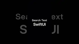 Search Text #swiftui #shorts #iOS #xcode #trendingshorts @KtrKathir