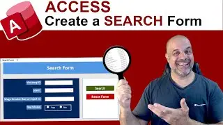 Create a SEARCH FORM - easily find records [Microsoft Access]