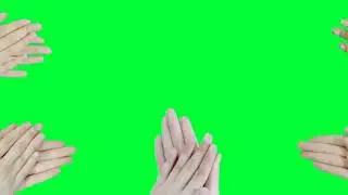Let`s clap green screen video effect / green screen video♏