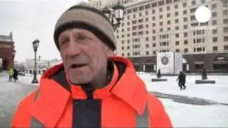March 26, 2013 in Moscow under the snow