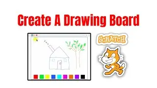 Turn Scratch to a colourful drawing board #scratch #scratching #scratchprogramming #scratcher