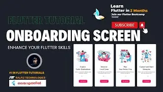 So Easy |  Flutter Onboarding Screens | Flutter Beginner I 