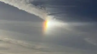 2019 Sky Phenomenon Double Semi Rainbow