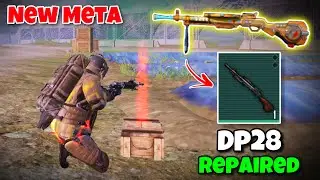 Play With New Dp 28 For High Damage 🤯 - Pubg Metro Royale
