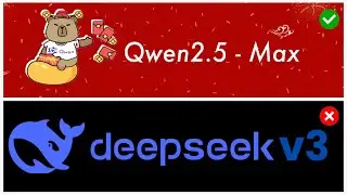NEW China AI Qwen 2.5 Max Beats DeepSeek v3!?🤖 Open Source FREE LLM AI By Alibaba