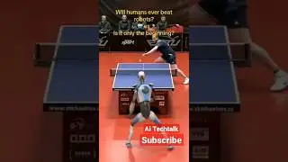 Ai Robots taking over ping pong #shorts #airevolution #shortsviral #aitrends