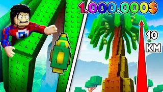 😱Добрался до ВЕРХА ГИГАНТСКОЙ ПАПАЙИ и Стал Миллионером в Grow a Garden в Роблокс!