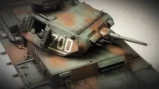 Tutorial: Oil Weathering Effects for Panzer Grey Model Tanks