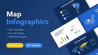Map Infographics | Maps for After Effects