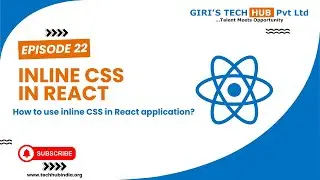 Inline Styling in React js | how to use inline style in react js