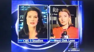 KYW CBS 3 Eyewitness News at 11pm open October 12, 2006