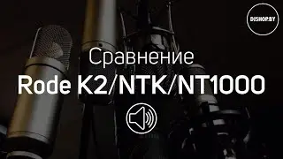Rode K2 vs Rode NTK vs Rode NT1000 Сравнение микрофонов