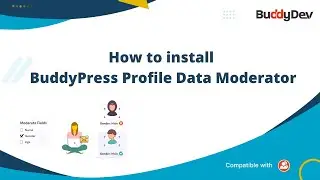 How to install BuddyPress Profile Data Moderator