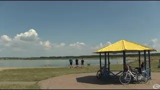 Купание детей в районе пляжной зоны Солигорского водохранилища ограничено