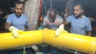 Unique Roller Coaster Icecream of Kendrapada 😍🥰 || Fruits Ice Cream of Odisha || Indian Street food