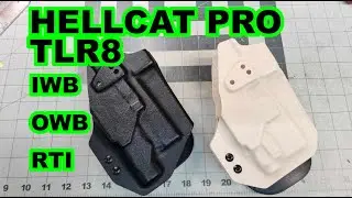 FULL CUSTOM HELLCAT PRO TLR8 Holster. IWB/OWB/RTI OPTICS COVERED...CRAZY BUILDS