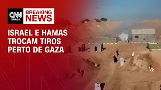 Hamas e Israel trocam tiros perto de Gaza | AGORA CNN