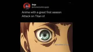Anime with a great first season  attack on titan s1 | Kaneki Ken