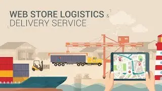Online Store Logistics & Delivery Service - After Effects Template