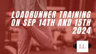 LoadRunner training from @littleslawyoutubechannel on September 14th and 15th