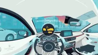 Automatic Emergency Braking - Move your mouse & your head to see automatic braking in 360