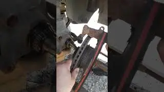 Демонтаж ступичного подшипника FORD TRANSIT 2,5л 1994г