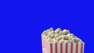 Popcorn Bag in First Person [BLUE SCREEN]