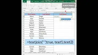 Textjoin function | Paste Special Formatting 