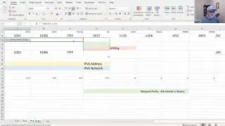 26. CCNA Ch12 - Create an IPv6 Subnet Calculator in Excel -Part2