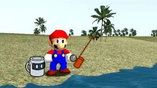 Mario Goes Fishing