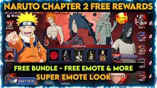 NARUTO SHIPPUDEN CHAPTER 2 FREE REWARDS | NARUTO CHAPTER 2 FREE BUNDLE | FREE FIRE NARUTO CHAPTER 2