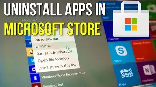 How to uninstall apps in Microsoft Store in Windows 10 2021